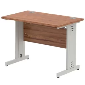 Image of Impulse Cable Managed 1000 Rectangle Desk Walnut