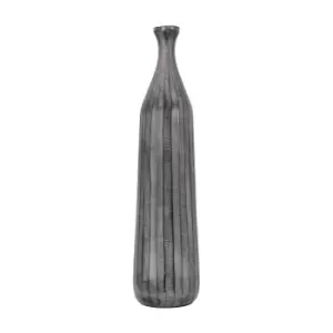 Gallery Interiors Sinead Bottle Vase in Antique Grey L / Large