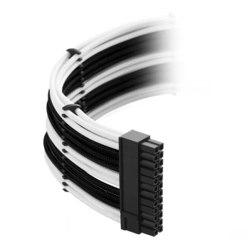 image of CableMod Classic ModMesh C-Series Cable Kit Corsair RMi RMx & RM (Black Label) - Black/White