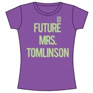 Image of One Direction Future Mrs Tomlinson Skinny Purple TS: Large