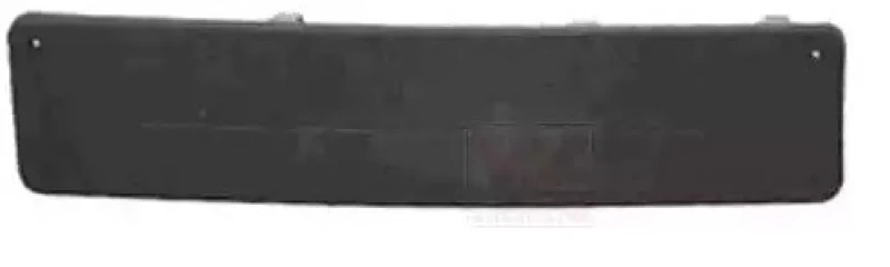 Image of VAN WEZEL 3091580 Number plate holder Front, Black Number plate holder (746)