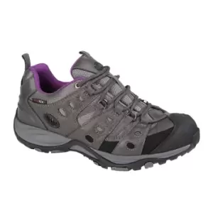 image of Johnscliffe Womens/Ladies Cascade Approach Trekking Shoes (7 UK) (Grey/Lilac)