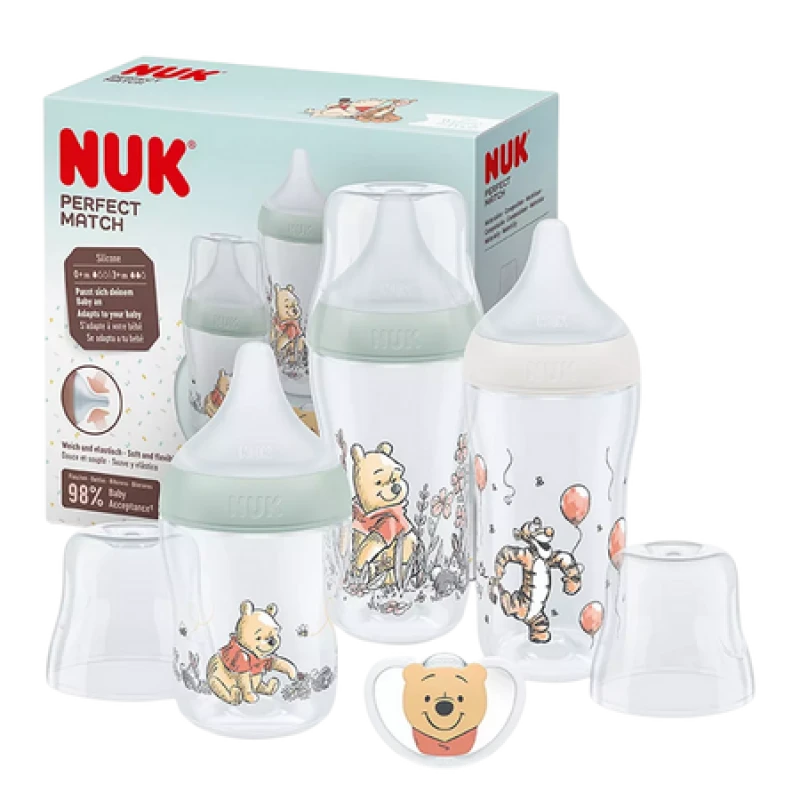Image of NUK - Perfect Match Starter Set Disney Winne The Pooh