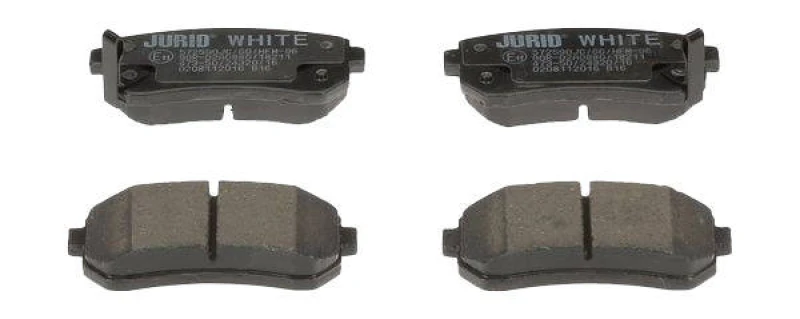 Image of JURID 572590JC Brake pad set with acoustic wear warning, PREMIER Ceramic Brake Pad Set,disc brake (402)