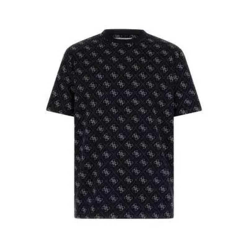 Image of Guess T-Shirt Guess Jacquard 4G Bleu Male 2XL
