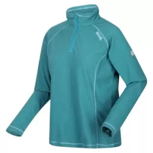 image of Regatta Womens Montes Half Zip Fleece - Pagoda Blue