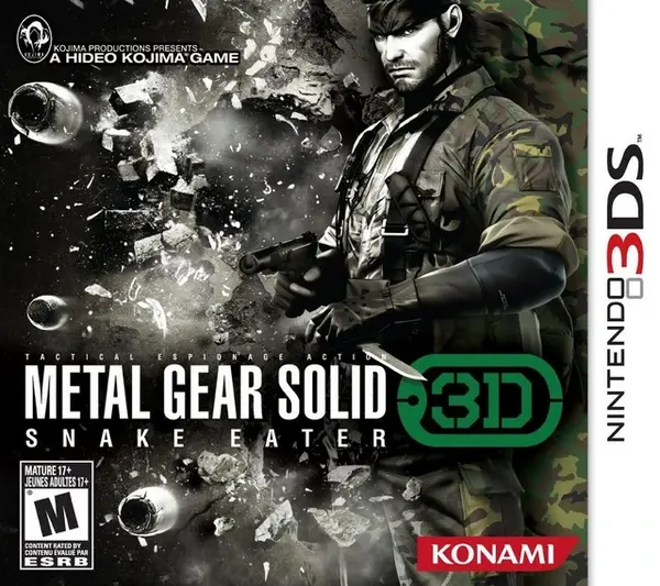 image of Metal Gear Solid 3 Snake Eater 3D Nintendo 3DS Game