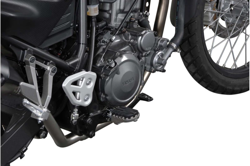 Image of SW-Motech ION footrest kit - Yamaha XT660 Z (07-10) X/R (04-16), XT1200Z (16-)., black-silver