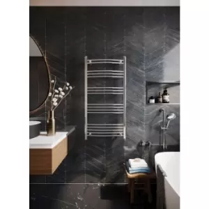 Image of V6 Curved Radiator 1200 x 600mm Chrome
