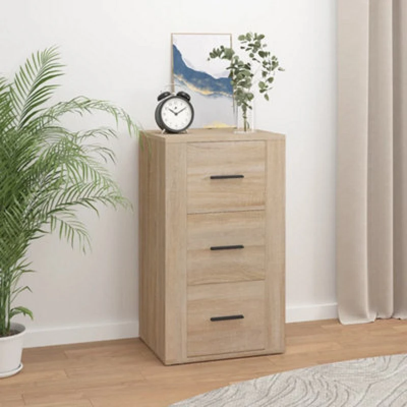 Image of Vidaxl Sideboard Sonoma Oak 40X33X70 Cm Engineered Wood