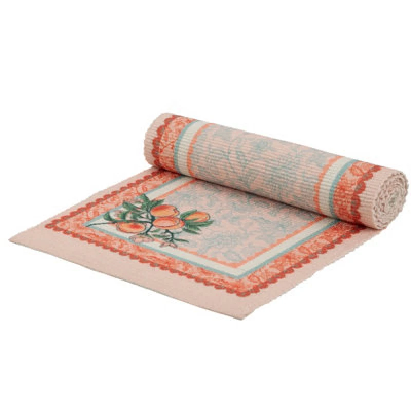 Image of Furn Furn Anemone Peaches Indoor/Outdoor Table Runner Multi One Size Unisex 5025532823700