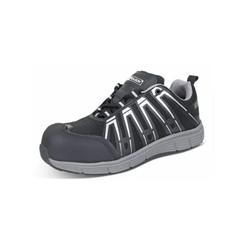 Image of TRAINER S3 NON METALLIC BLK/GY 11 (46) - Click Safety Footwear