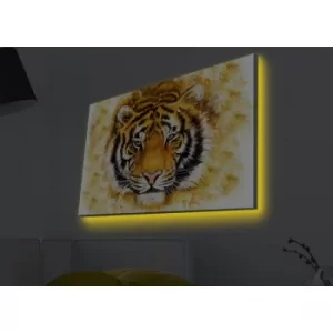Image of 4570MDACT-022 Multicolor Decorative LED Lighted Canvas Painting