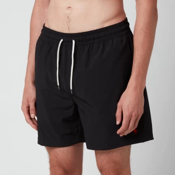 image of Polo Ralph Lauren Mens Traveller Swimming Trunks - Polo Black - L