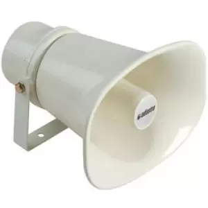 image of 100V 15W Rectangular Outdoor Horn Megaphone Speaker IP56 Wall Corner Loud Hail