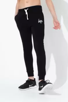 BLACK DRAWSTRING KIDS JOGGERS