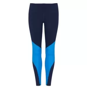 image of Reebok Lux Bold Mesh Leggings Ladies - Blue