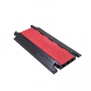 Image of D-Line Extra Heavy Duty 3 Channel Drive Over Cable Cover W910mm x L473mm x H7