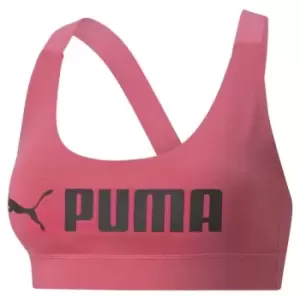 Puma Mid Impact Bra Womens - Pink