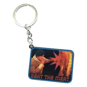 image of Rocky Metal Keychain Beat the Meat Limited Edition