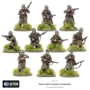 Image of Polish Infantry Squad in greatcoats (10 man)