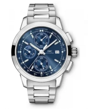 image of IWC Ingenieur Chronograph Blue Dial Stainless Steel Mens Watch IW380802 IW380802