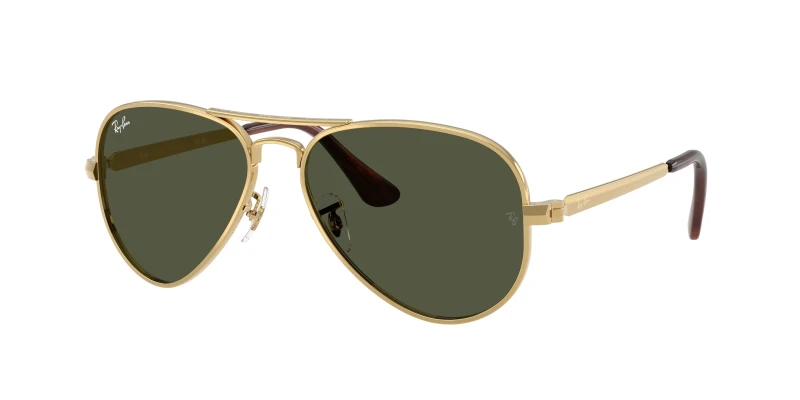 Image of Ray-Ban Ray-Ban Aviator Max Pilot Sunglasses - Gold Gold WZ93R Male