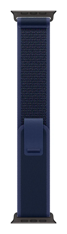 Image of Apple 49mm Blue Trail Loop - M/L - Black Titanium Finish MYQ83ZM/A