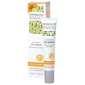 image of Andalou Naturals Brightening Luminous Eye Serum 18ml