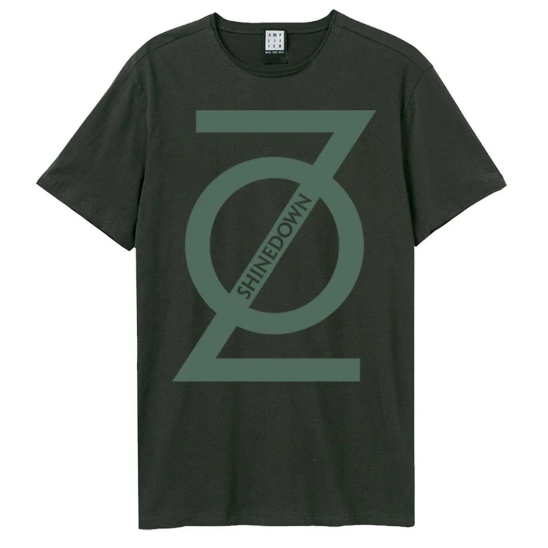 Image of Amplified Amplified Men Zo Shinedown T-Shirt in Charcoal Size: X-Small Charcoal XS Male 5063377027839