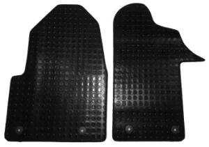 Image of Rubber Car Mat Vauxhall Movano 2010 Onwards Pattern 2627 POLCO EQUIP IT VX41RM