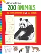 Image of how to draw zoo animals step by step instructions for 20 wild creatures