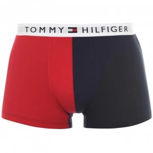 Image of Tommy Bodywear Colour Block Trunks - Navy Blazer