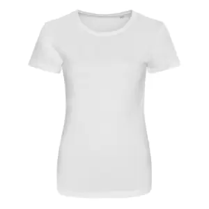 Image of AWDis Womens/Ladies Girlie Tri-Blend T-Shirt (S) (Solid White)