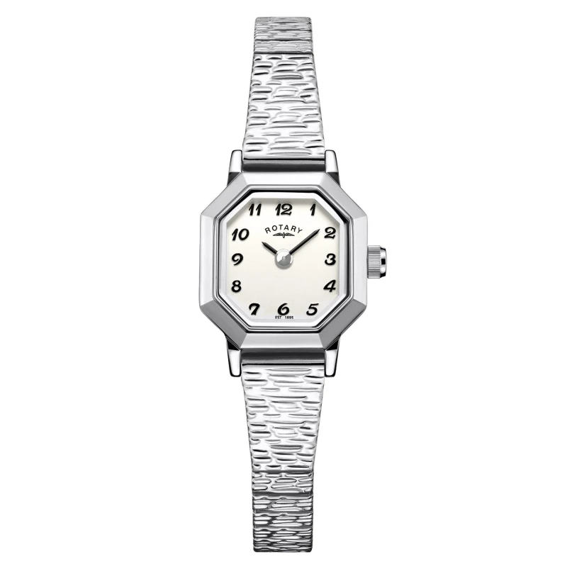 Image of Rotary Ladies Heritage Octagonal SS Expander Watch Gold female One Size