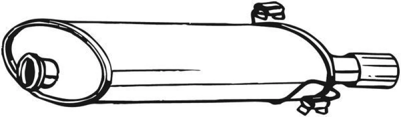 Image of Rear silencer BOSAL 190-235