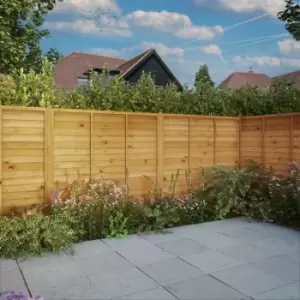 image of Waltons Pressure Treated Super Lap Wooden Garden Fencing - 1829 mm