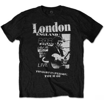 image of Bob Dylan - Scraps Mens Medium T-Shirt - Black