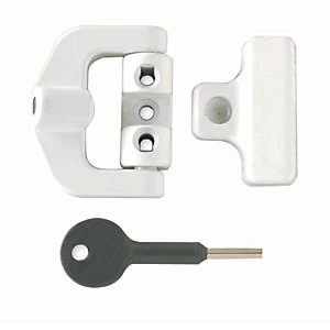 image of Yale V-8K123LK-WE PVCu Window Lock - White