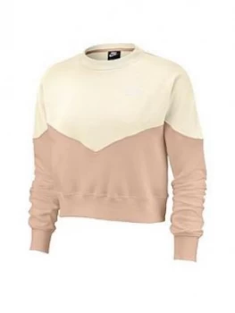 image of Nike Nsw Colourblock Sweat, Shimmer Size M Women