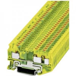 image of Phoenix Contact PT 4-TWIN-PE 3211780 Tripleport PG terminal Number of pins: 3 0.2 mm² 4 mm² Green, Yellow