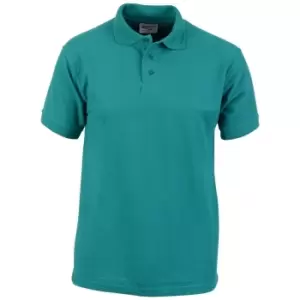 Image of Absolute Apparel Mens Precision Polo (S) (Emerald)