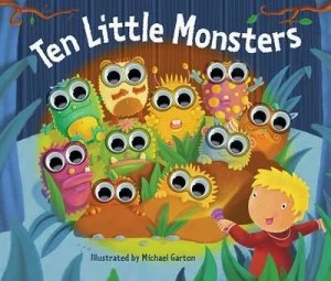 Image of Ten Little Monsters by Sally Hopgood Hardback