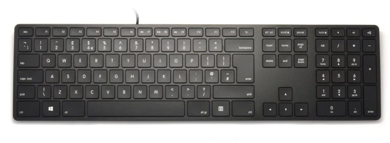 Image of Matias Wired RGB Backlit Aluminum Keyboard for PC - UK.