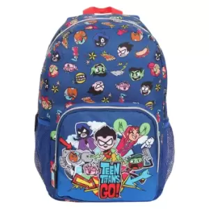 Image of Teen Titans Go Characters Backpack (one Size, Blue)