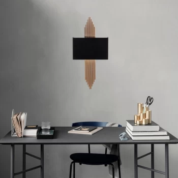 image of 613 - A Black Copper Wall Lamp