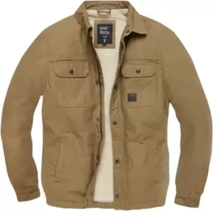 image of Vintage Industries Dean Sherpa Between-seasons Jacket sand