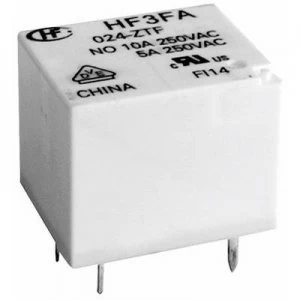 Image of PCB relays 5 Vdc 10 A 1 change over Hongfa HF3FA0