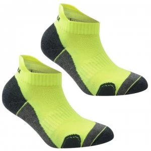 image of Karrimor 2 Pack Running Socks Junior - Fluo Yellow