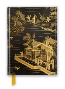 Image of Chinese Lacquer Black & Gold Screen (Foiled Journal)